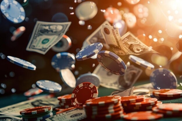 Infinite Blackjack dealer at table